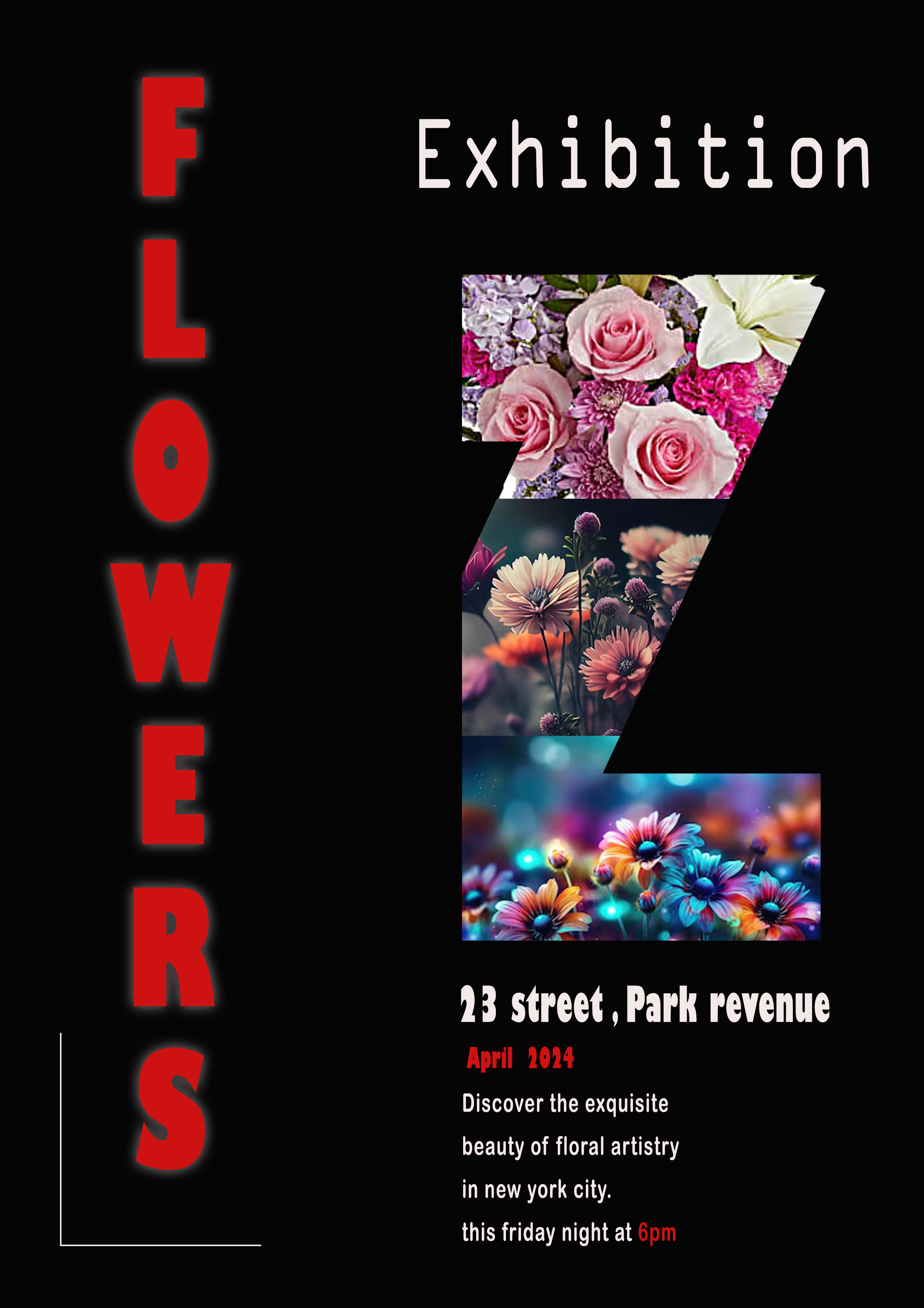 Flowers Exhibition — Poster Design